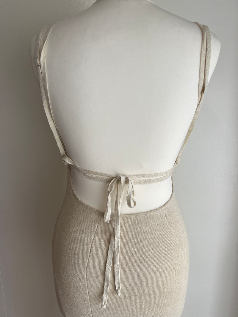 Jacquemus La Pila Linen Dress  (Size 38 / UK 10)