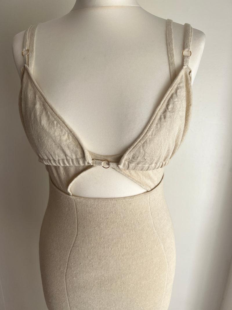 Jacquemus La Pila Linen Dress  (Size 38 / UK 10)