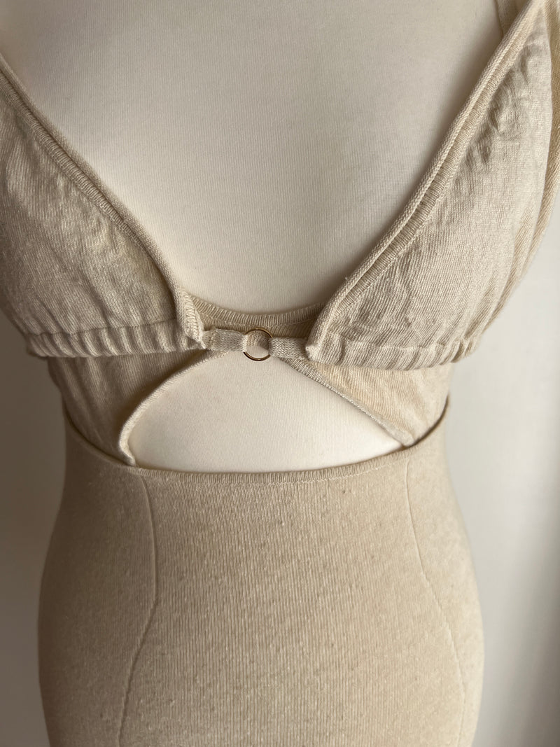 Jacquemus La Pila Linen Dress  (Size 38 / UK 10)