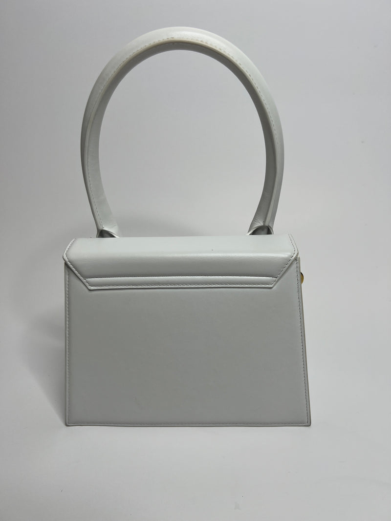 Jacquemus White Le grande Chiquito Bag