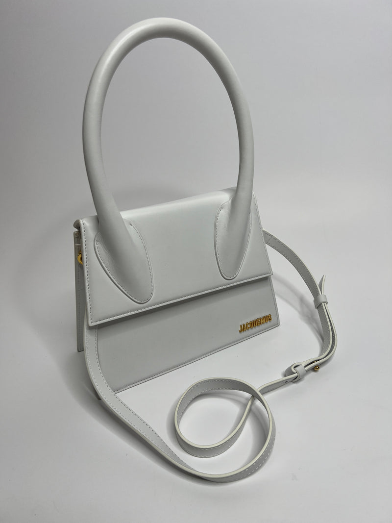 Jacquemus White Le grande Chiquito Bag