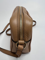 Gucci Beige Soho Disco Leather Crossbody Bag