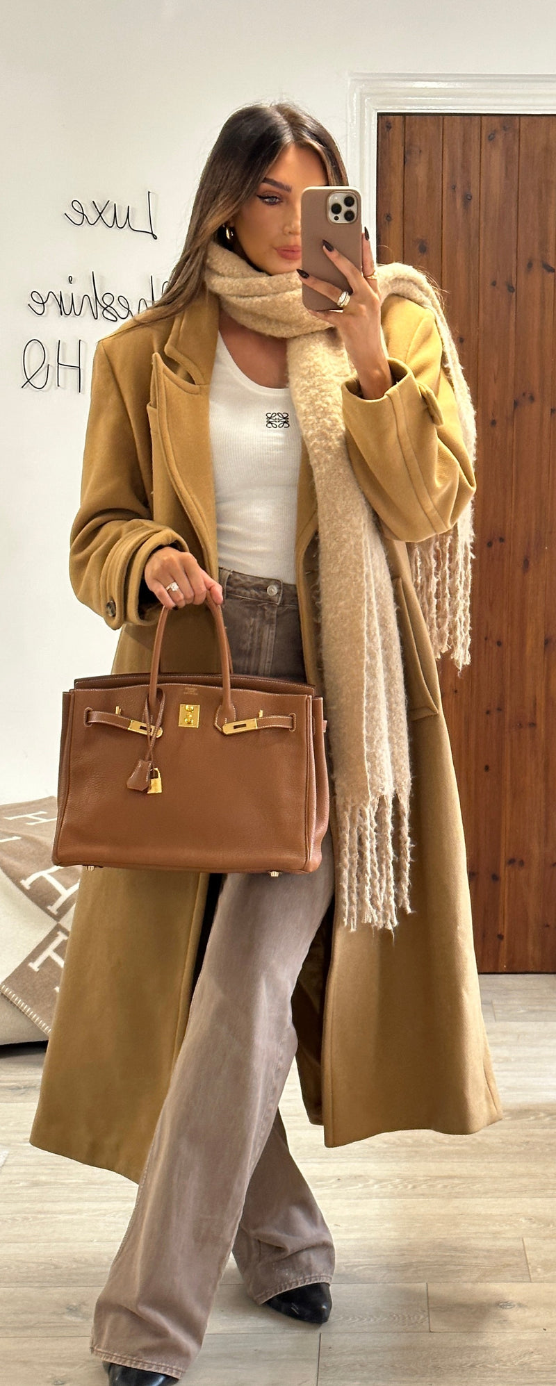 Hermès Birkin 35 In Gold Togo With Gold Hardware