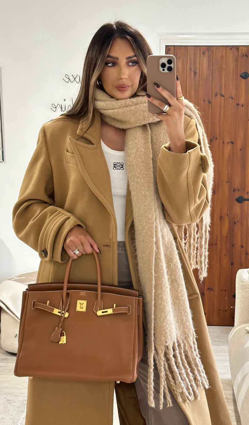 Hermès Birkin 35 In Gold Togo With Gold Hardware