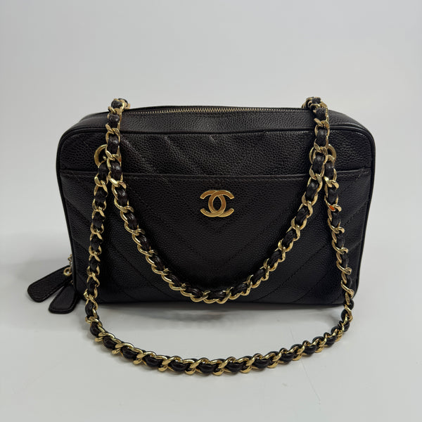 Chanel Vintage Brown Camera Bag