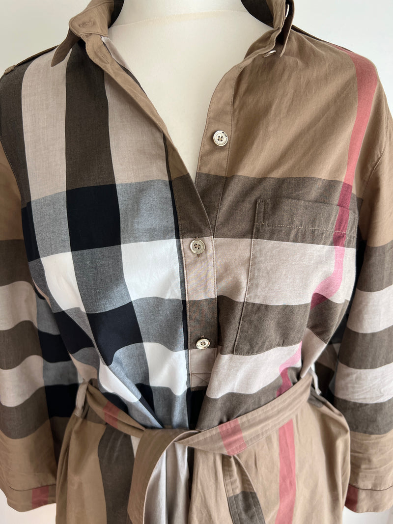 Burberry House Checked Dress  (Size uk 12)
