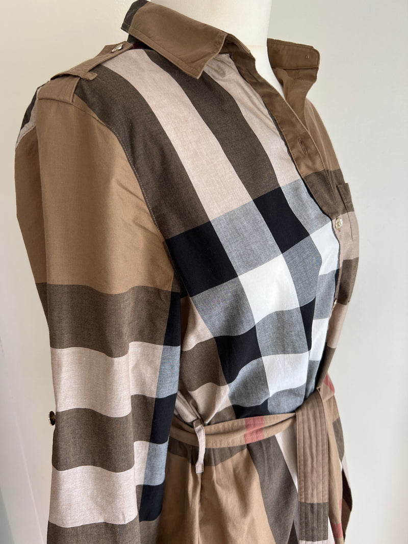 Burberry House Checked Dress  (Size uk 12)