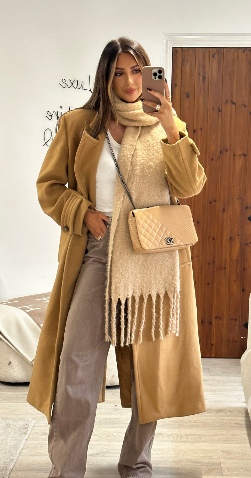 Chanel Beige Flap Bag