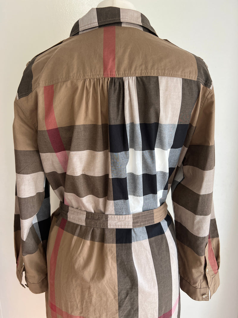 Burberry House Checked Dress  (Size uk 12)