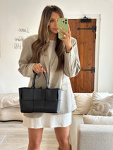 Bottega Veneta Arco Small Black Tote