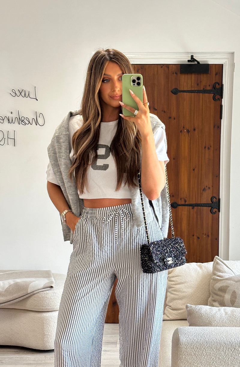 Chanel 22c Tweed Sequin Mini Rectangle Bag