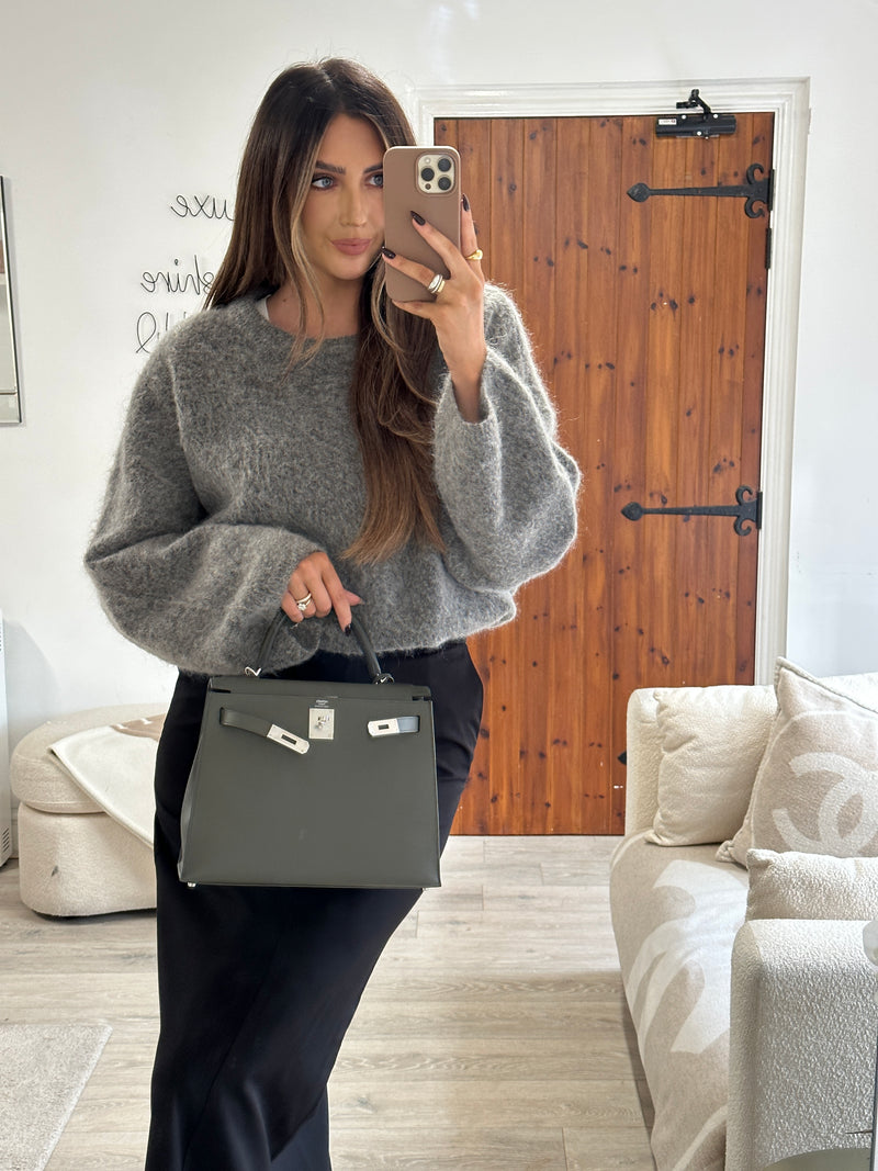 Hermès Kelly 28 II Retourne In Veau Epsom Leather With Palladium Hardware