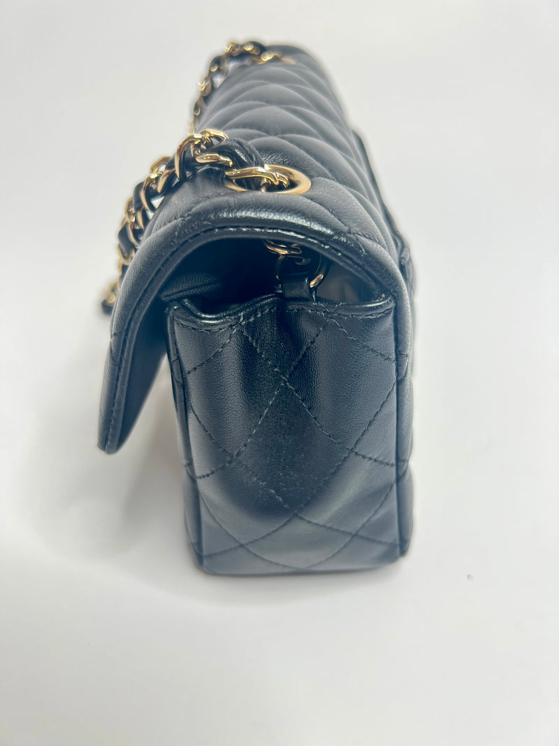 Chanel Mini Rectangle Bag In Black Lambskin