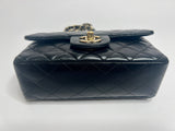 Chanel Mini Rectangle Bag In Black Lambskin