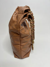Chanel Small 22 Shoulder Bag In Caramel