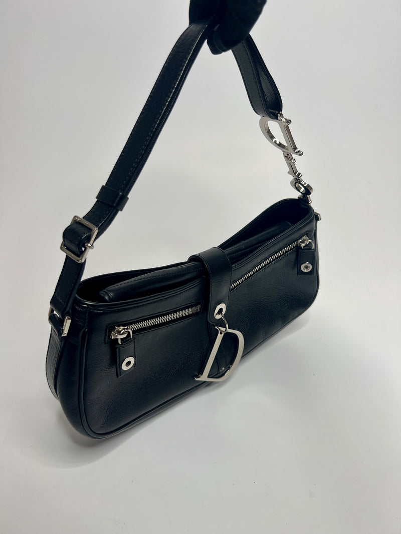 Christian Dior Vintage Pochette Saddle Bag