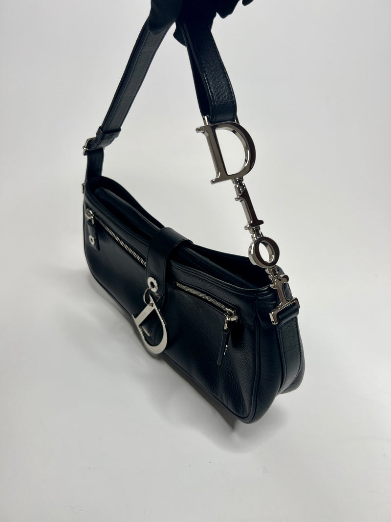 Christian Dior Vintage Pochette Saddle Bag