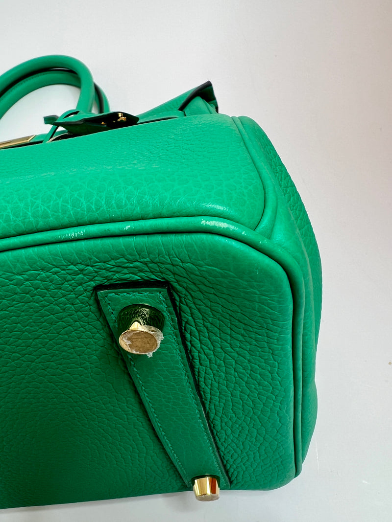 Hermès Birkin 30 In Menthe Clemence Leather With Gold Hardware