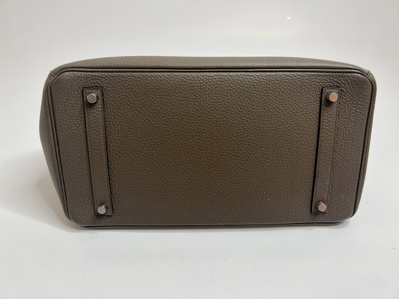 Hermès Birkin 35 In Taupe Togo Leather With Palladium Hardware