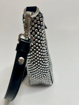 Prada Triangle Crystal-Embellished Bag