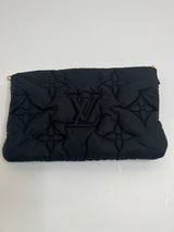 Louis Vuitton Black x Fuchsia Monogram Pillow Multi Pochette Maxi Bag