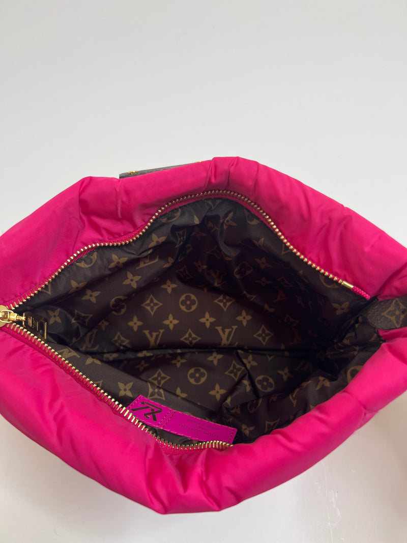 Louis Vuitton Black x Fuchsia Monogram Pillow Multi Pochette Maxi Bag