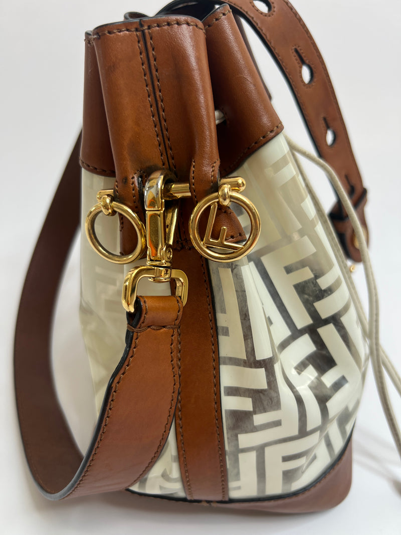 Fendi Mon Tresor Transparent Bucket Bag