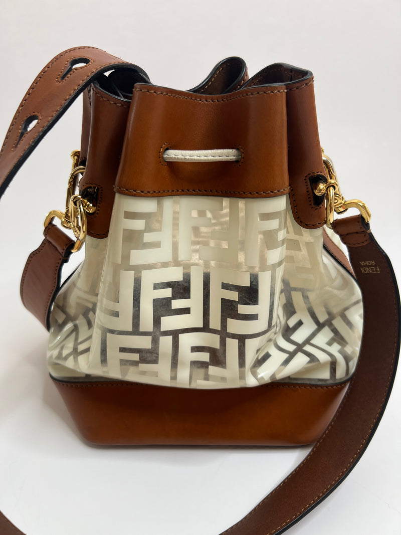 Fendi Mon Tresor Transparent Bucket Bag