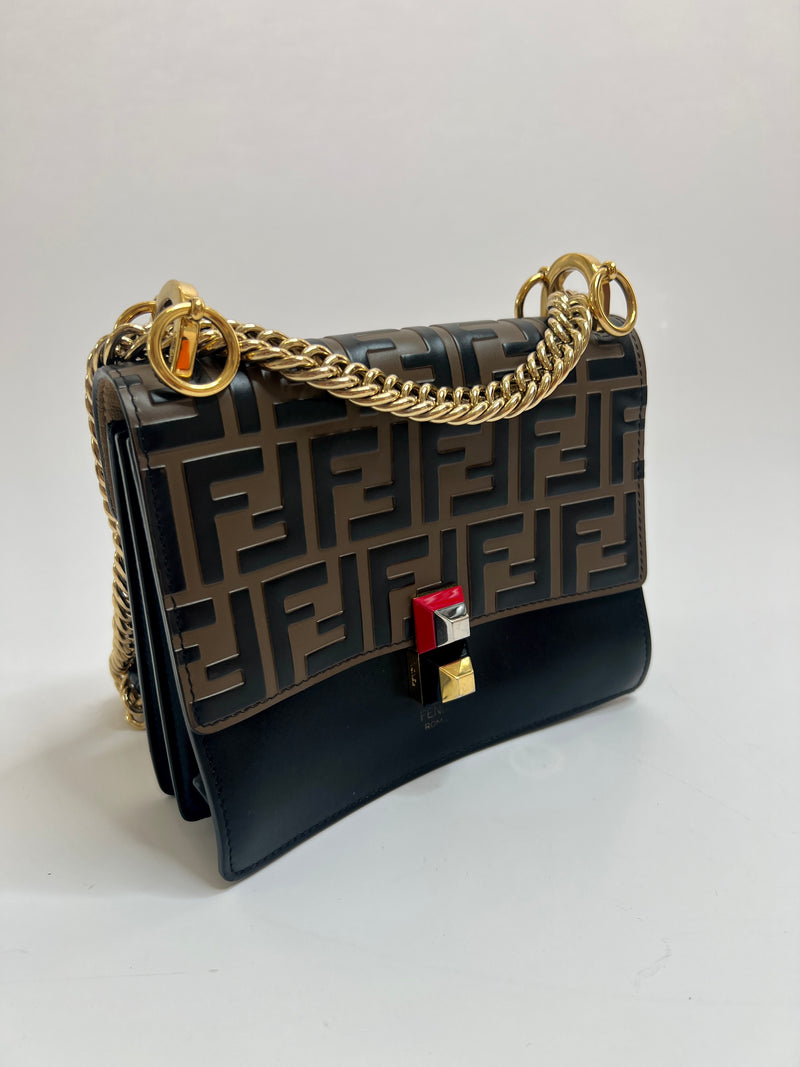 Fendi Kan U FF Shoulder Bag