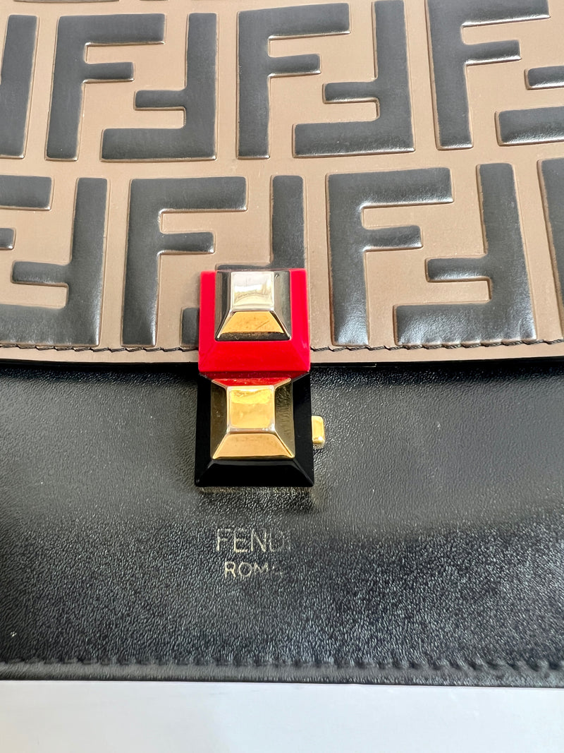 Fendi Kan U FF Shoulder Bag