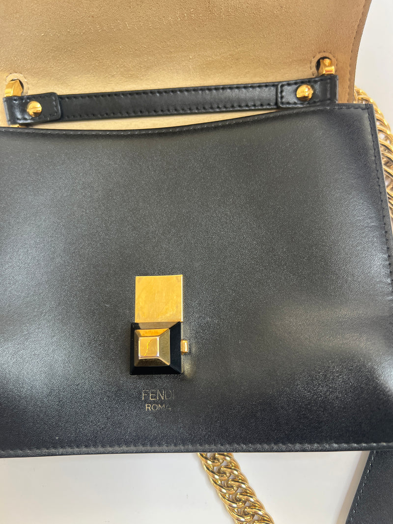 Fendi Kan U FF Shoulder Bag