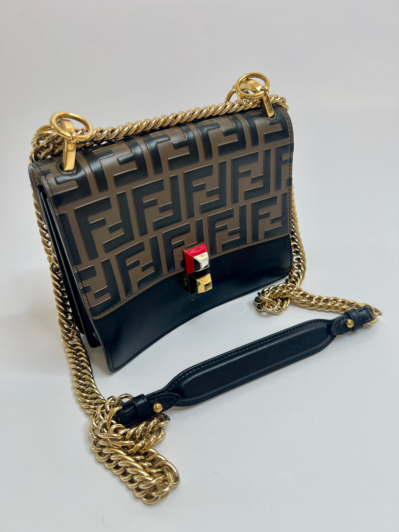 Fendi Kan U FF Shoulder Bag
