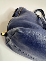 Miu Miu Navy Tote Bag
