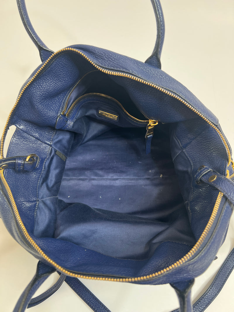 Miu Miu Navy Tote Bag