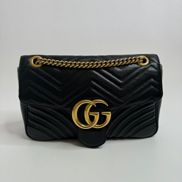 Gucci GG Medium Marmont Matelasse Shoulder Bag