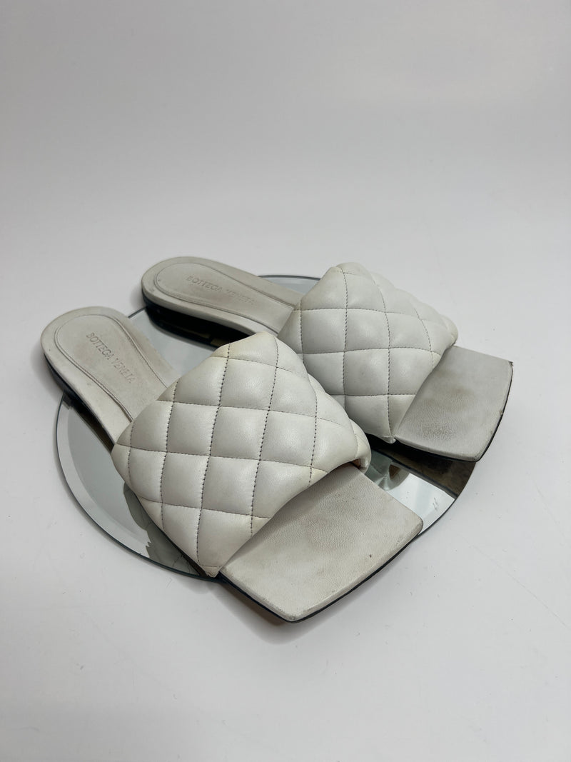 Bottega Veneta Padded Leather Sandals (Size 40/UK 7)