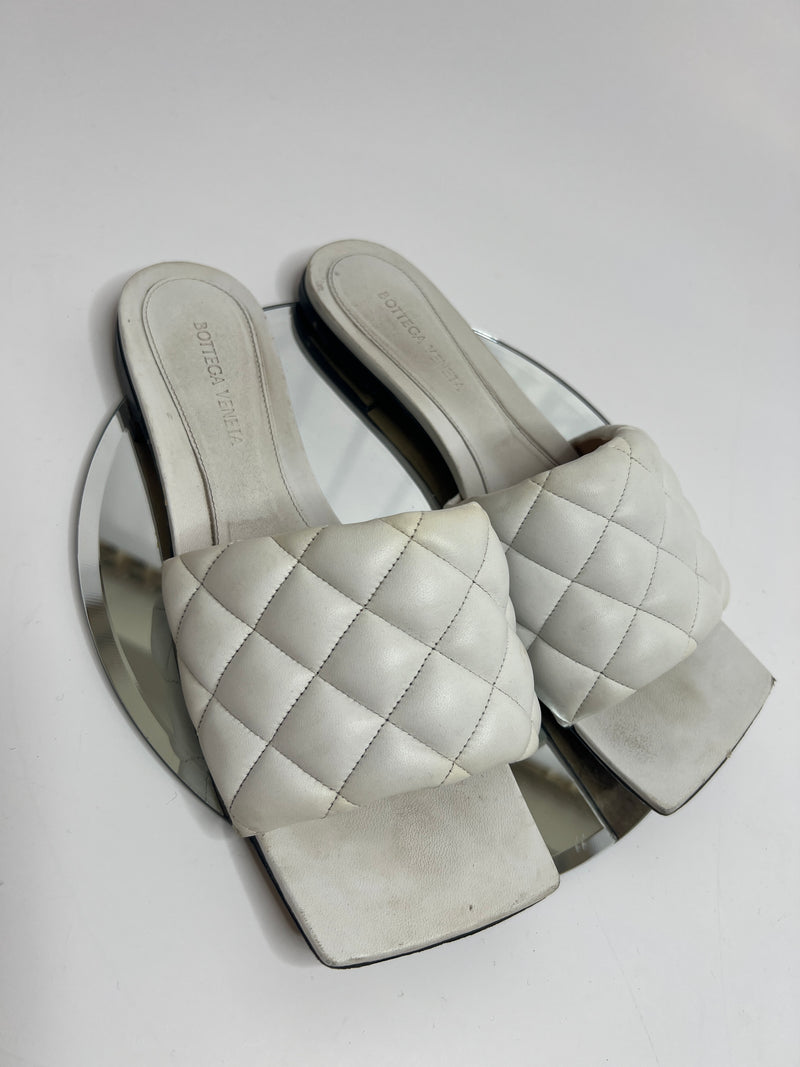 Bottega Veneta Padded Leather Sandals (Size 40/UK 7)