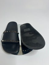 Valentino Rockstud poolside sliders (Size 40/ UK 7)