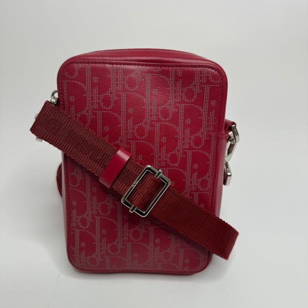 Christian Dior Red Messenger Bag