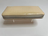Christian Dior Patent Oblique Cream Long Wallet