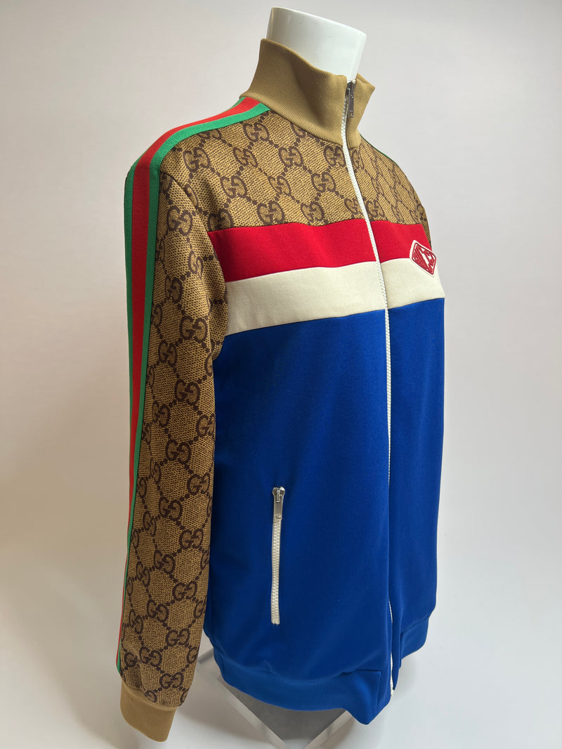 Gucci GG Print Technical Jersey Track Jacket (Size S/UK10)