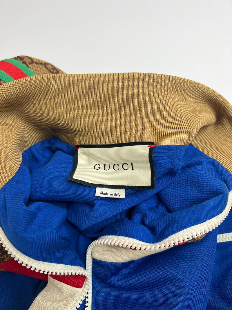 Gucci GG Print Technical Jersey Track Jacket (Size S/UK10)