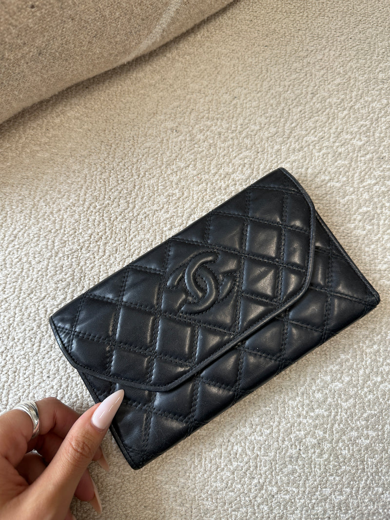 Chanel Black Leather Wallet