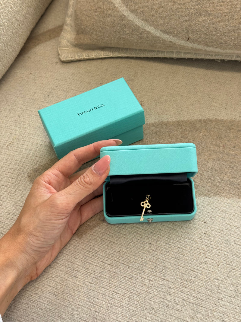 Tiffany & Co Fleur De Lis Key Pendant
