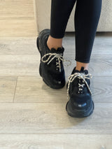 Balenciaga Triple S Black Trainers (Size 37/UK 4)