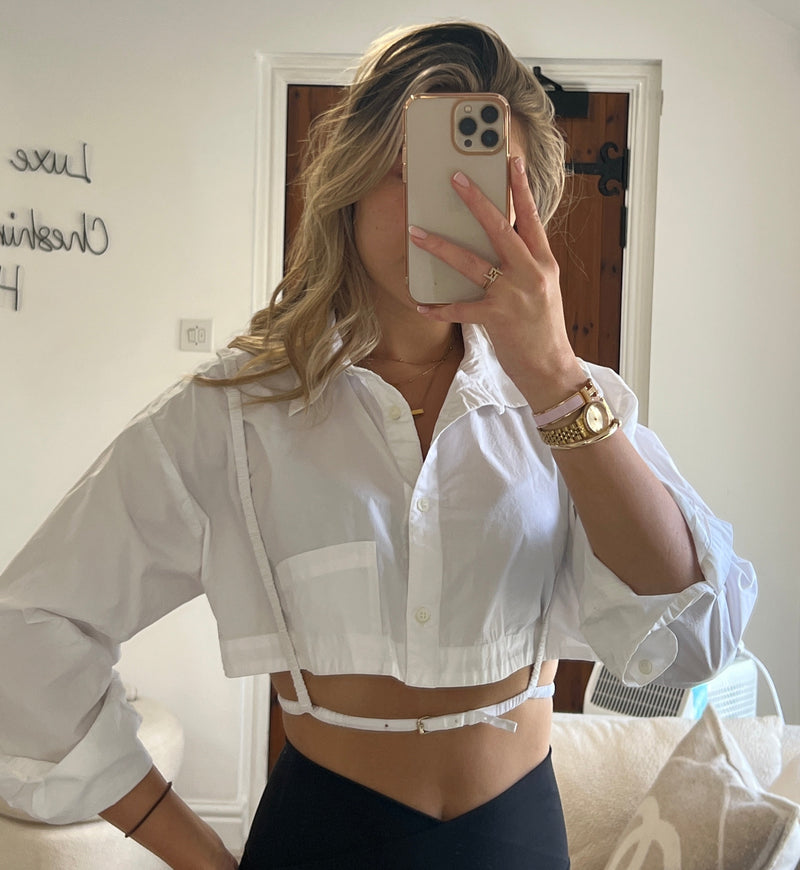 Jacquemus L'Annee 97 Cropped Shirt (Size 34 / UK )