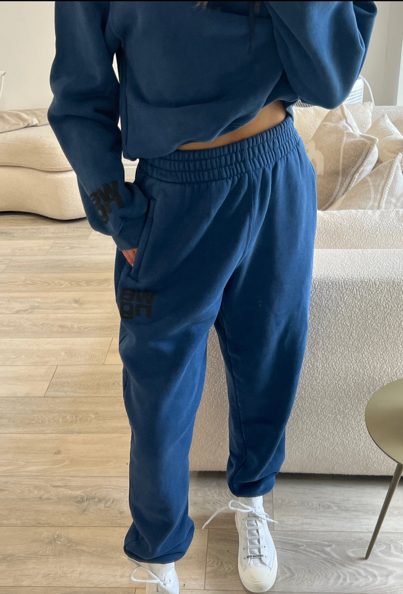 Alexander Wang Cotton Sleeve Logo Tracksuit ( Size S/ UK 8)