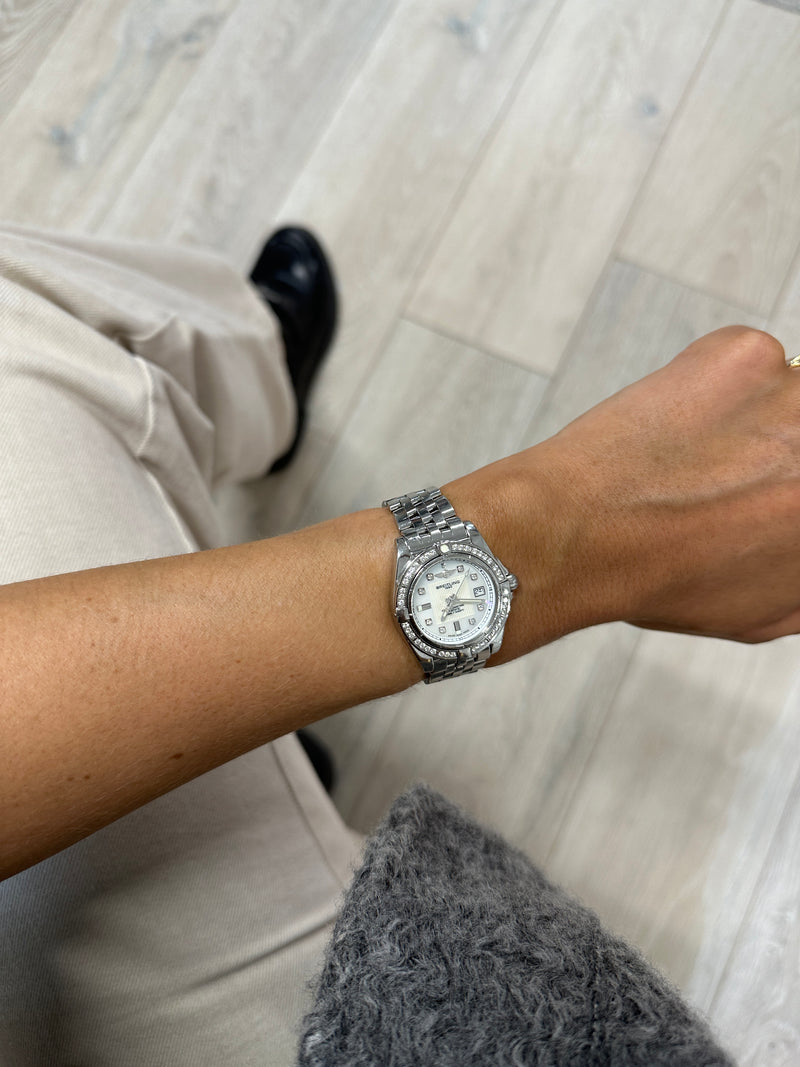 Breitling Galactic 32 Acier Diamond Watch