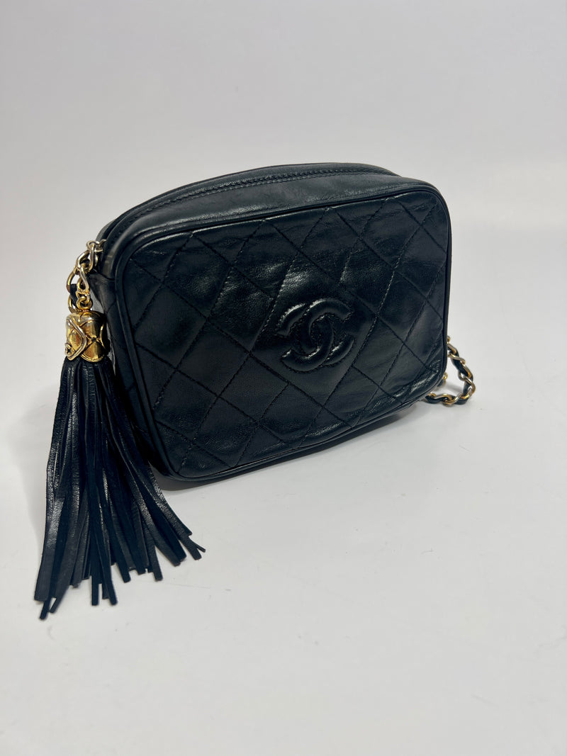 Chanel Diamond Quilted Camera Bag