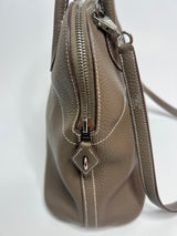 Hermès Bolide 32 In Etoupe Clemence Leather